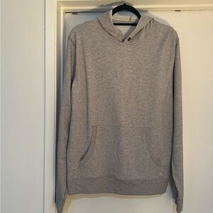 Vuori Austin Heather Gray Men's Hoodie